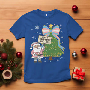 Have A Trans Tastic Christmas T Shirt Transgender Pride TS12 Royal Blue Print Your Wear