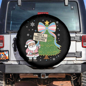 Have A Trans Tastic Christmas Spare Tire Cover Transgender Pride TS12 No hole Black Print Your Wear