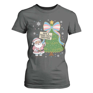 Have A Trans Tastic Christmas T Shirt For Women Transgender Pride TS12 Dark Heather Print Your Wear