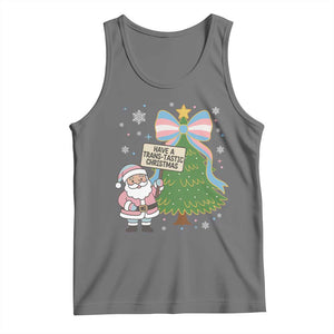 Have A Trans Tastic Christmas Tank Top Transgender Pride TS12 Black Heather Print Your Wear