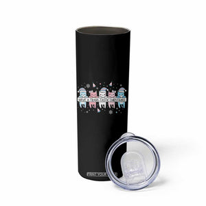 Have A Trans Tastic Christmas Gift Skinny Tumbler LGBTQ Cat Lover TS12 Print Your Wear