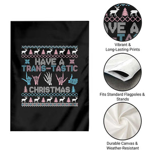 LGBTQ Trans Pride Garden Flag Have A Trans Tastic Ugly Christmas Gift TS12 Print Your Wear