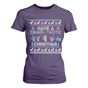 LGBTQ Trans Pride T Shirt For Women Have A Trans Tastic Ugly Christmas Gift TS12 Purple Print Your Wear