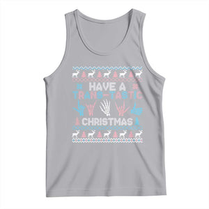 LGBTQ Trans Pride Tank Top Have A Trans Tastic Ugly Christmas Gift TS12 Athletic Heather Print Your Wear