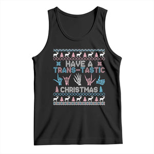 LGBTQ Trans Pride Tank Top Have A Trans Tastic Ugly Christmas Gift TS12 Black Print Your Wear