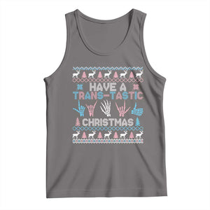LGBTQ Trans Pride Tank Top Have A Trans Tastic Ugly Christmas Gift TS12 Deep Heather Print Your Wear