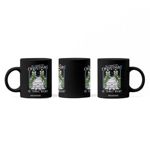 Funny Santa Cat Trans Pride Coffee Mug All I Want For Christmas Is Trans Rights TS12 Print Your Wear