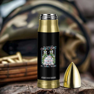 Funny Santa Cat Trans Pride Bullet Tumbler All I Want For Christmas Is Trans Rights TS12 Print Your Wear