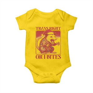Funny Fierce Opossum Santa Baby Onesie Trans Right Or I Bites Christmas Gift TS12 Daisy Print Your Wear