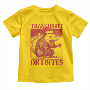 Funny Fierce Opossum Santa Toddler T Shirt Trans Right Or I Bites Christmas Gift TS12 Daisy Print Your Wear