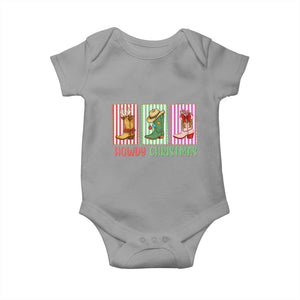 Howdy Christmas Cowboy Boots Western Pride Baby Onesie TS12 Sport Gray Print Your Wear