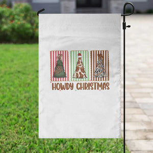 Howdy Christmas Garden Flag Funny Western Xmas Tree Rodeo Fan Gift TS12 Print Your Wear