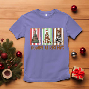 Howdy Christmas T Shirt Funny Western Xmas Tree Rodeo Fan Gift TS12 Violet Print Your Wear