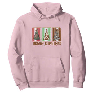 Howdy Christmas Hoodie Funny Western Xmas Tree Rodeo Fan Gift TS12 Light Pink Print Your Wear