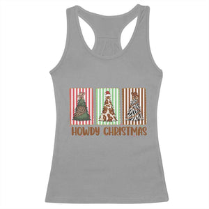 Howdy Christmas Racerback Tank Top Funny Western Xmas Tree Rodeo Fan Gift TS12 Sport Gray Print Your Wear
