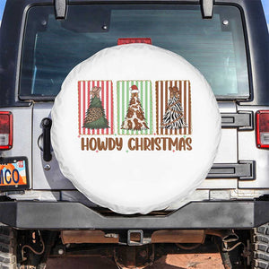 Howdy Christmas Spare Tire Cover Funny Western Xmas Tree Rodeo Fan Gift TS12 No hole White Print Your Wear