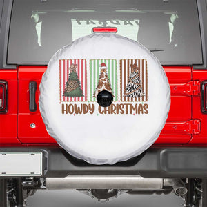 Howdy Christmas Spare Tire Cover Funny Western Xmas Tree Rodeo Fan Gift TS12 White Print Your Wear