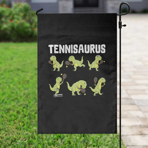 Funny Prehistoric Dinosaur Tennis Player Garden Flag Gift For Tennis Fans TS12 Print Your Wear