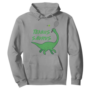 Funny Tennis Dinosaur Tennis Lover Hoodie Gift For Tennis Fans TS12 Sport Gray Print Your Wear