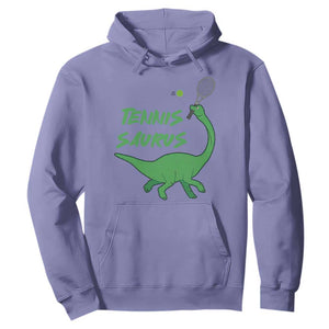 Funny Tennis Dinosaur Tennis Lover Hoodie Gift For Tennis Fans TS12 Violet Print Your Wear