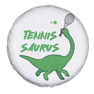 Funny Tennis Dinosaur Tennis Lover Spare Tire Cover Gift For Tennis Fans TS12 Print Your Wear