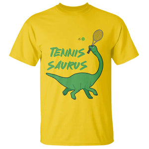 Funny Tennis Dinosaur Tennis Lover T Shirt Gift For Tennis Fans TS12 Daisy Print Your Wear