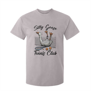 Funny Silly Goose Tennis Club T Shirt For Kid Tennis Lover Gift TS12 Ice Gray Print Your Wear