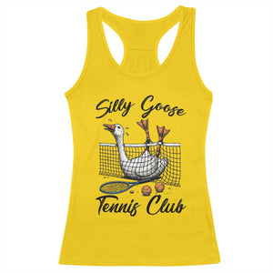 Funny Silly Goose Tennis Club Racerback Tank Top Tennis Lover Gift TS12 Daisy Print Your Wear