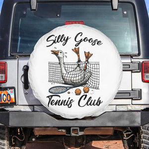 Funny Silly Goose Tennis Club Spare Tire Cover Tennis Lover Gift TS12 No hole White Print Your Wear