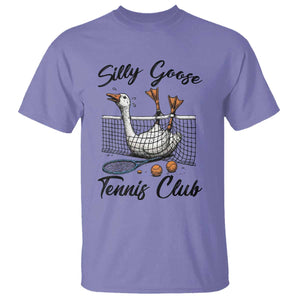 Funny Silly Goose Tennis Club T Shirt Tennis Lover Gift TS12 Violet Print Your Wear