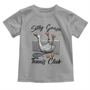 Funny Silly Goose Tennis Club Toddler T Shirt Tennis Lover Gift TS12 Sport Gray Print Your Wear
