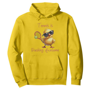 Funny Cute Duck Playing Tennis Hoodie Ducking Awesome TS12 Daisy Print Your Wear