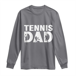 Funny Tennis Dad Life Long Sleeve Shirt Tennis Player Gift TS12 Charcoal Print Your Wear