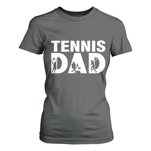 Funny Tennis Dad Life T Shirt For Women Tennis Player Gift TS12 Dark Heather Print Your Wear