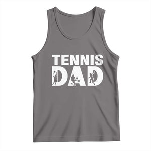 Funny Tennis Dad Life Tank Top Tennis Player Gift TS12 Deep Heather Print Your Wear