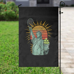 Funny Statue Of Liberty Tennis Player Garden Flag Patriotic Sports Lover TS12 Print Your Wear