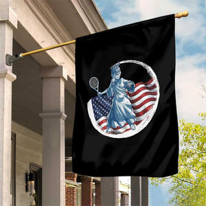 Funny Statue Of Liberty Tennis Player Garden Flag USA Pride Female Tennis Gift TS12 Print Your Wear