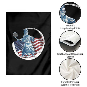 Funny Statue Of Liberty Tennis Player Garden Flag USA Pride Female Tennis Gift TS12 Print Your Wear