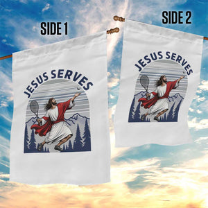 Christian Tennis Lover Gift Garden Flag Funny Christian Gift TS12 Print Your Wear