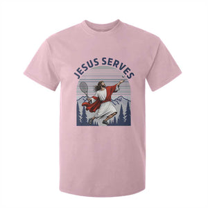 Christian Tennis Lover Gift T Shirt For Kid Funny Christian Gift TS12 Light Pink Print Your Wear