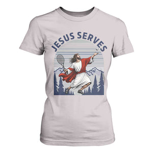 Christian Tennis Lover Gift T Shirt For Women Funny Christian Gift TS12 Ice Gray Print Your Wear