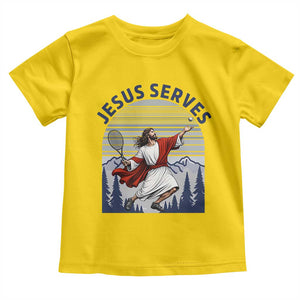 Christian Tennis Lover Gift Toddler T Shirt Funny Christian Gift TS12 Daisy Print Your Wear
