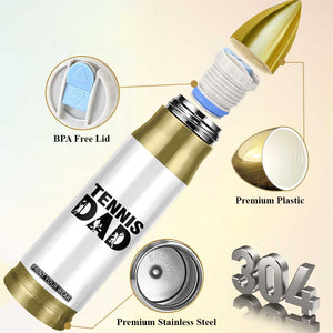 Funny Tennis Dad Life Bullet Tumbler Sport Lover Gift TS12 Print Your Wear