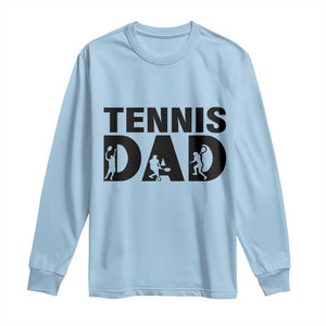 Funny Tennis Dad Life Long Sleeve Shirt Sport Lover Gift TS12 Light Blue Print Your Wear