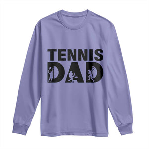 Funny Tennis Dad Life Long Sleeve Shirt Sport Lover Gift TS12 Violet Print Your Wear