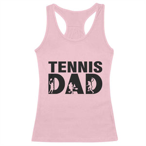 Funny Tennis Dad Life Racerback Tank Top Sport Lover Gift TS12 Light Pink Print Your Wear