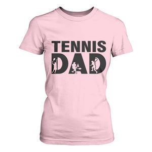 Funny Tennis Dad Life T Shirt For Women Sport Lover Gift TS12 Light Pink Print Your Wear