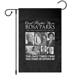 Rosa Parks Mother Of The Civil Rights Movement Garden Flag Black History Salutes TS12 Black Print Your Wear