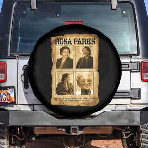 Vintage Rosa Parks Spare Tire Cover Courage And Justice Quote TS12 No hole Black Print Your Wear