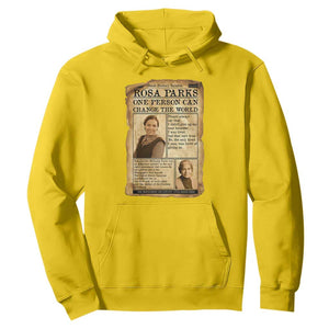 Vintage Newspaper Rosa Parks Hoodie One Person Can Change The World Quote TS12 Daisy Print Your Wear